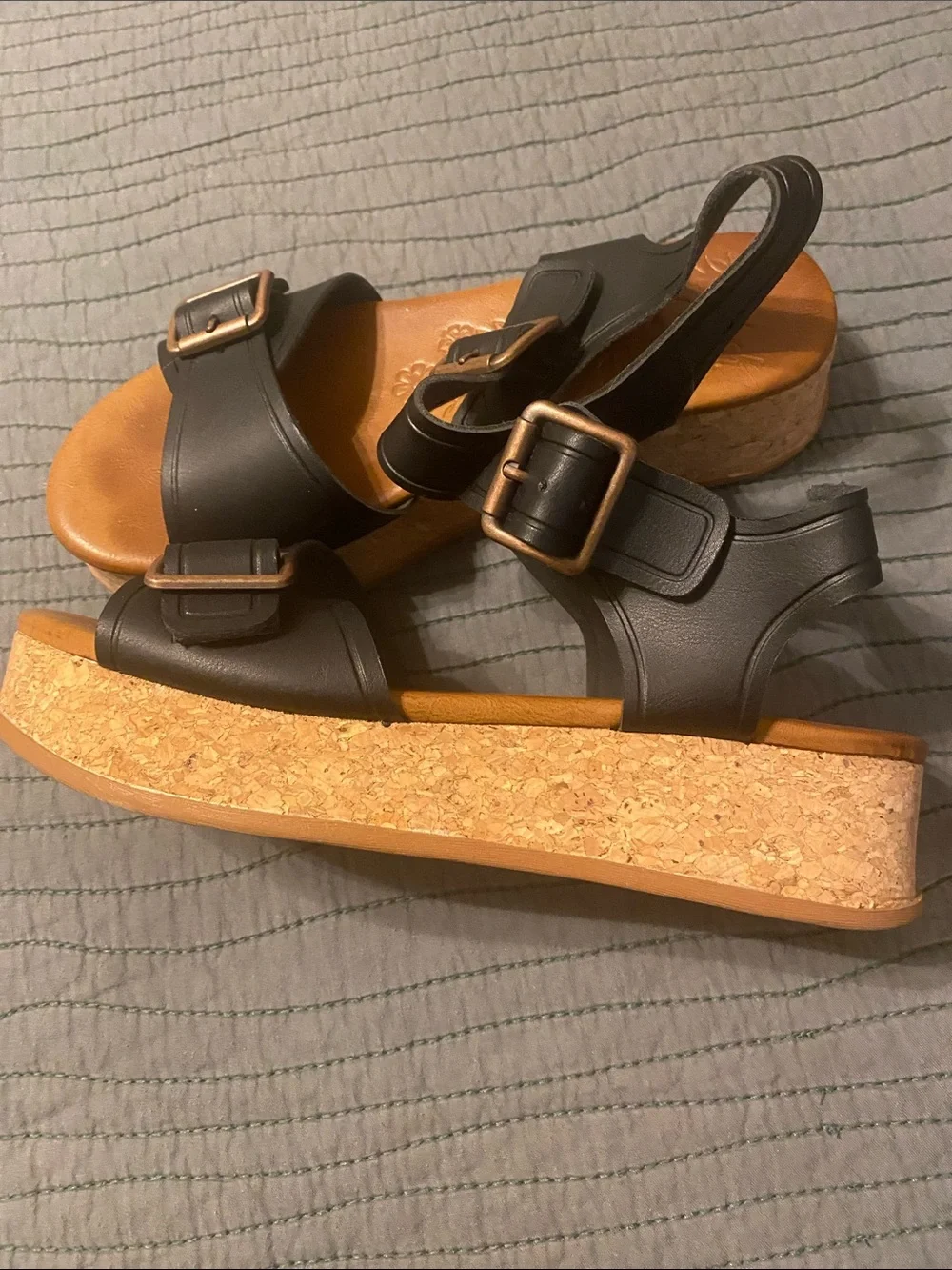 Blowfish Tan Rubber Sole Sandal